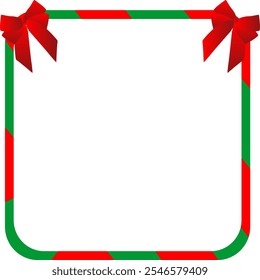 Christmas background sqare shape frame