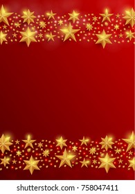 Christmas background with Stars