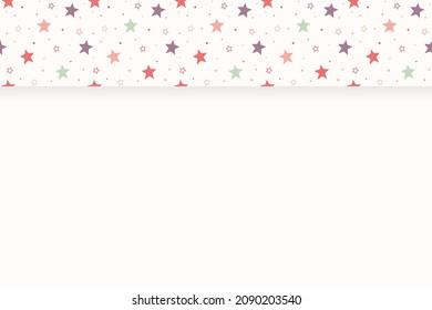 Fondo de Navidad con estrellas y espacio de copias. Vector