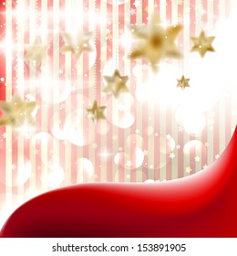 Christmas background with stars. EPS 10