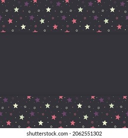 Fondo de Navidad con estrellas. Vector
