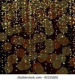 Christmas background with stars. Vector illustration