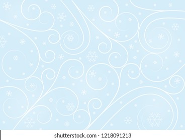 Christmas background.  Structure of the frozen window