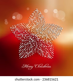 Christmas background with stylized embellishment for creative design
