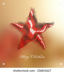 Christmas background with stylized embellishment for creative design