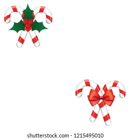 Christmas background with sweets, making up a place for any text