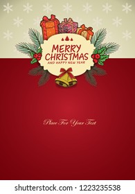 Christmas background template