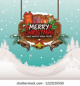 Christmas background template