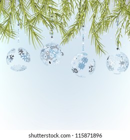 Christmas background template. + EPS8 vector file