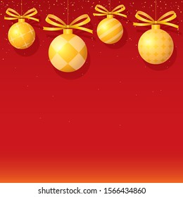 Christmas background with text space, vector