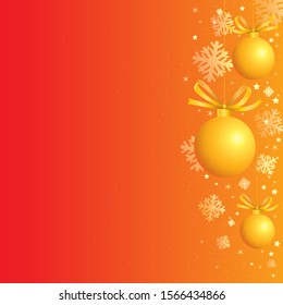 Christmas background with text space, vector