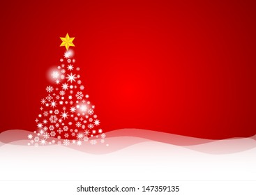 Fondo navideño con árbol de Navidad