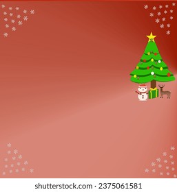 Weihnachtshintergrund mit Weihnachtsbaum