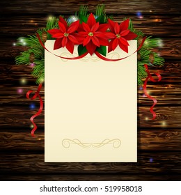 Christmas background with tree