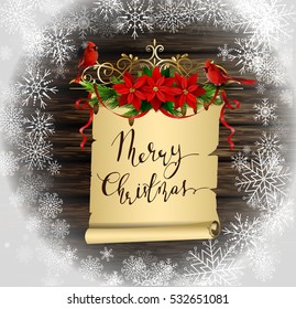 Christmas background with tree