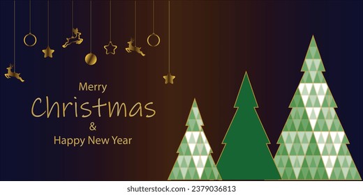 Christmas background. Christmas tree. Christmas decoration. winter holiday. banner, Greeting card,  poster