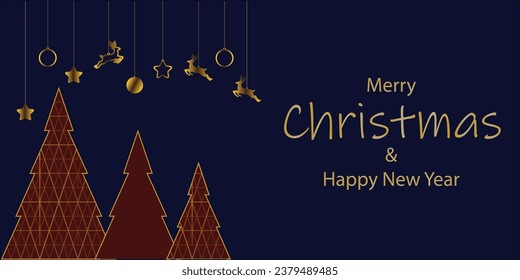 Christmas background. Christmas tree. Christmas decoration. winter holiday. banner, Greeting card,  poster