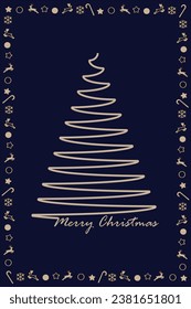 Christmas background. Christmas tree. Christmas decoration. winter holiday. banner, Greeting card,  poster