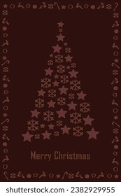 Christmas background. Christmas tree. Christmas decoration. winter holiday. banner, Greeting card,  poster