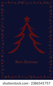 Fondo de Navidad. Árbol de Navidad. Decoración navideña. vacaciones de invierno. banner, tarjeta de saludo, afiche