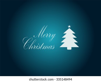 Christmas background with tree neon light color 