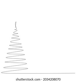Christmas background with tree vector illustration