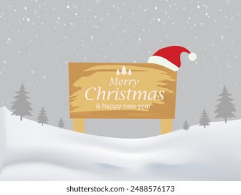 Christmas background with christmas trees and lighting background