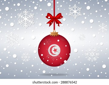 Christmas background Tunisia