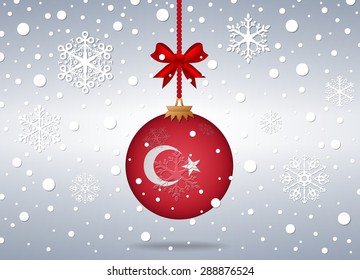 Christmas background Turkey