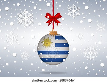 Christmas background Uruguay