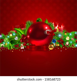 Christmas Background, Vector