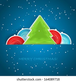 Christmas background. Vector 