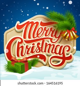 Christmas background. Vector