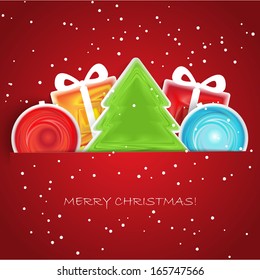 Christmas background. Vector 
