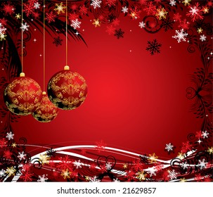 Christmas background. Vector.