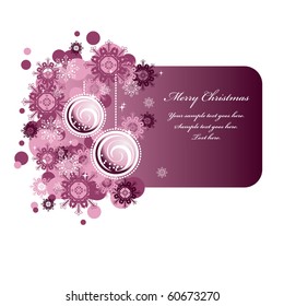 Christmas Background. Vector.