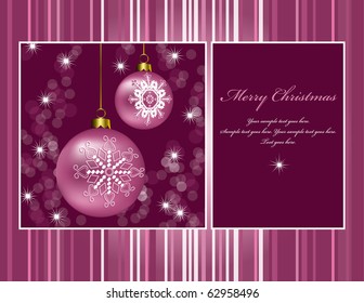 Christmas Background. Vector.