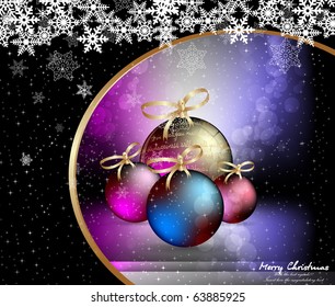 Christmas background. Vector.