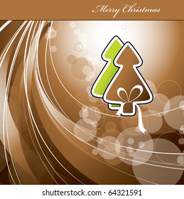 Christmas Background. Vector.
