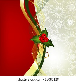 Christmas background vector.