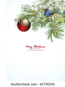 Christmas background. Vector.