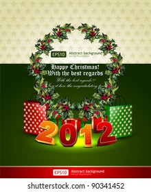 Christmas background vector