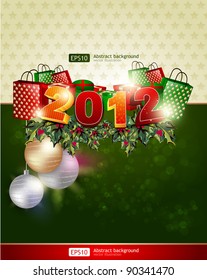 Christmas background vector