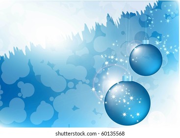Christmas background. vector. christmas ball. star