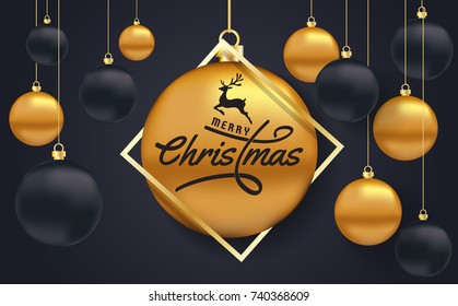 Christmas Background Vector background for banner, poster, flyer