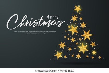 Christmas Background Vector background for banner, poster, flyer