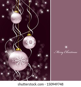 Christmas Background. Vector Design.