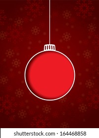 Christmas Background. Vector Design.