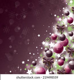 Christmas Background. Vector Design.