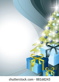 Christmas Background. Vector Design.
